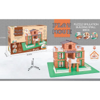 Конструктор "Дом 3 этажа" 357 деталей пластик B2312889/357 от магазина "Карандаш"