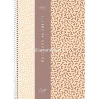 Тетрадь А4 96л клетка "Risotto" на спирали, перфорация на отрыв, тиснение 2 дизайна 093594 от магазина "Карандаш"