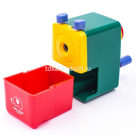 Точилка механическая 1 отв. 100х53х85мм пластик, разноцветная E0616 от магазина "Карандаш"