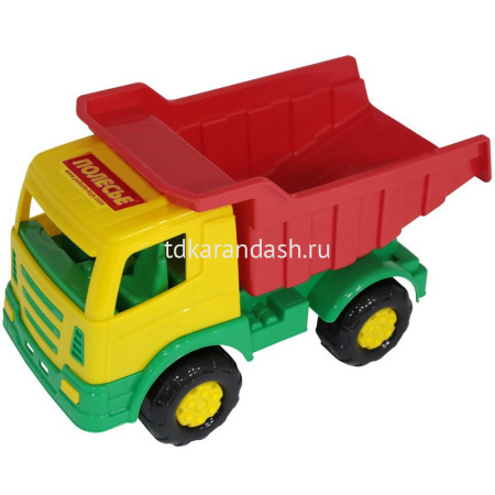 Самосвал "Мираж" в сетке, пластик 29x14,5x17,5см 9042