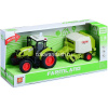 Трактор с прицепом и поддоном инерционный на батарейках, пластик 18х9,5х12см (свет, звук) WY900L от магазина "Карандаш"