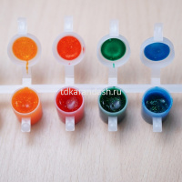 Набор д/росписи с блестками с раскрасками "Космонавты" 31С 2068-08 от магазина "Карандаш"