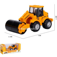 Дорожный каток инерционный, пластик 13х6,5х6,5см LT243053 от магазина "Карандаш"