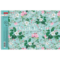 Альбом для рисования А4 32л "Floral collection" на спирали перфорация на отрыв 5 дизайнов 085219 от магазина "Карандаш"