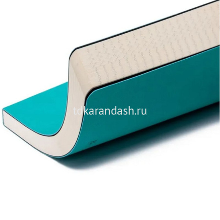 Набор подарочный "Megapolis Velvet Flex" (ежедневник А5 272стр. морская волна + ручка шариковая) от магазина "Карандаш"