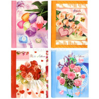 Фотоальбом магнитный 20 листов 24х15см "Цветы" 25х19х2,5см 4 вида XC2387 от магазина "Карандаш"