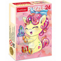 Пазлы 24 эл. "Маленькие единорожки" 17,5х13см 4 вида 24ПЗ5/079138 от магазина "Карандаш"