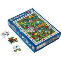 Пазлы 96 эл. "IQ Пазл с развивающей игрой. Домик в цветах" 6+978-5-8112-7220-4 от магазина "Карандаш"