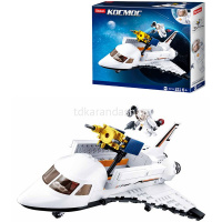 Конструктор "Космос. Космический корабль 2" 231 деталь 33х28х7см пластик (1 фигурка) M38-B0736 от магазина "Карандаш"