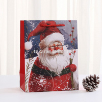 Пакет подарочный "Новый год" 40х31х12см 4 вида Y10550-24 от магазина "Карандаш"