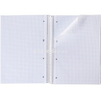 Тетрадь А4 160л клетка "Velvet style black" на спирали многоуровневая перфорация,глянцевая ламинация от магазина "Карандаш"