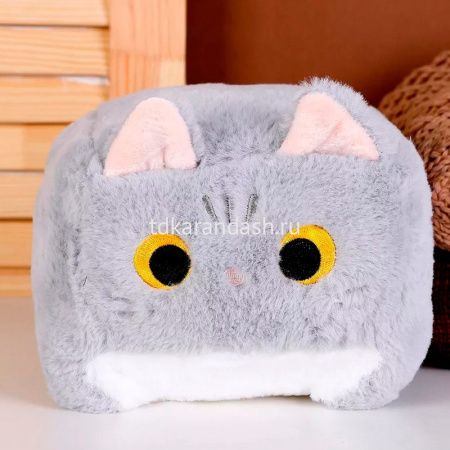 Котенок-кубик 20см серый FM6547 от магазина "Карандаш"