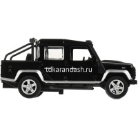Картинка Машина "Land Rover Defender Pickup" черная, инерционная, металл 12см (открыв. двери) DEFPICKUP-12-BK от магазина "Карандаш" Машина "Land Rover Defender Pickup" черная, инерционная, металл 12см (открыв. двери) DEFPICKUP-12-BK от магазина "Карандаш"