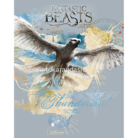 Тетрадь А5 24л клетка "Фантастические твари" на скобе 5 дизайнов 24Т5В1/19750 от магазина "Карандаш"