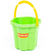 Ведро-цветок среднее №3 16x16x14,7см ассорти, пластик 35431 от магазина "Карандаш"