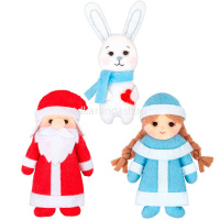 Набор для шитья "Зимняя сказка" (фетр, шерсть, синтепон, нитки, игла, выкройка) TF-0273 от магазина "Карандаш"