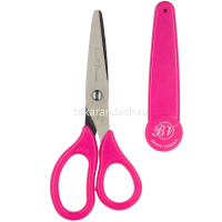 Ножницы детские 13,7см "SAFECUT" сталь, ручки пластик, в футляре 60-0028 от магазина "Карандаш"