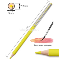 Карандаши акварельные 24 цвета "Acmeliae" с кисточкой круглые дерево, картон 9401-24 от магазина "Карандаш"