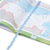 Набор закладок самоклеящихся 8 шт/уп 0,8х37,6см голубая волна 2935/8-124 от магазина "Карандаш"