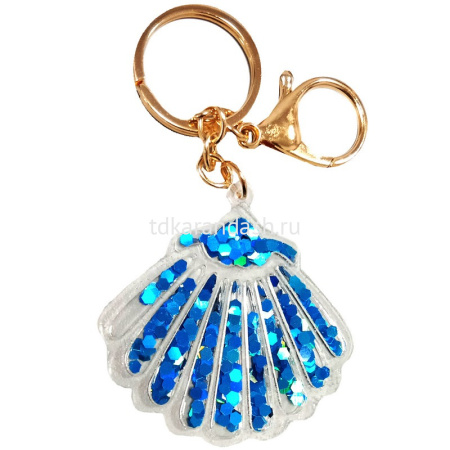 Брелок со стразами, размер ассорти, пластик, 7 видов SL2247 от магазина "Карандаш"