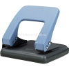 Дырокол "Essential" 20л 2-отв, d-6мм, с линейкой, металл, голубой E0102