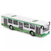 Картинка Автобус "Рейсовый" бело-зеленый, инерционный, металл 16,5см (открывающиеся двери) SB-16-65-BUS-WB от магазина "Карандаш" Автобус "Рейсовый" бело-зеленый, инерционный, металл 16,5см (открывающиеся двери) SB-16-65-BUS-WB от магазина "Карандаш"