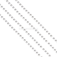 Бусы 2,7м d-7мм, серебро Y10457-24 от магазина "Карандаш"