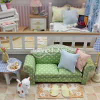 Конструктор "Румбокс. Кукольный домик" 17х14х12,5см 2 этажа (пластик, дерево, свет) SG2294 от магазина "Карандаш"