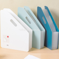 Лоток д/бумаг вертикальный 13 отделений 320х300х40мм "Linfini" складной, синий, полипропилен EF605 от магазина "Карандаш"