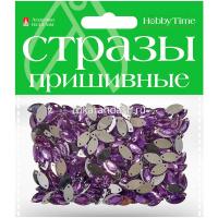 Стразы пришивные "Лодочка" 6х12мм 10цв 2-337/02 от магазина "Карандаш"