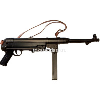 Автомат Шмайсер МП 40 с ремнем, Германия, 2-я Мировая война, 64см металл, пластик DE-1111-C от магазина "Карандаш"