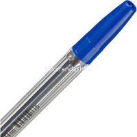 Ручка шариковая "Classic 51" 0,7мм синяя, прозрачный пластиковый корпус 40163/02 от магазина "Карандаш"