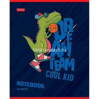 Тетрадь А5 48л клетка "Croco Boys" на скобе выборочный лак 5 дизайнов 075305 от магазина "Карандаш"