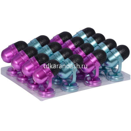 Точилка 1 отв. "Микрофон" с контейнером и ластиком, пластик, 2 вида 35-0041 от магазина "Карандаш"