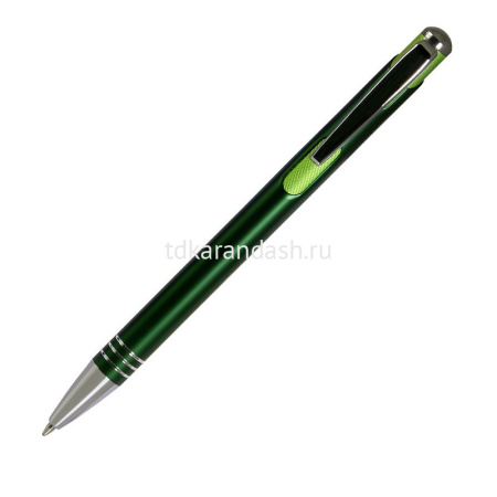 Ручка РШ "Bello" корпус-алюмин., зеленый, отделка-гравировка, хром 17BP6003-040