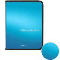 Папка на молнии A4+ "Matt Ice Metallic" пластик 0,6мм ассорти 50354 от магазина "Карандаш"