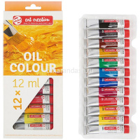 Краски масляные 12 цветов 12мл туба Art Creation 9020112M от магазина "Карандаш"
