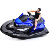 Водный скутер р/у, пластик 23,5х8,5х12см с аккумулятором (USB, съёмная фигурка) 805 от магазина "Карандаш"