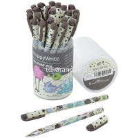 Ручка шариковая "HappyWrite. Монстрики" 0,5мм синяя 20-0215/72 от магазина "Карандаш"