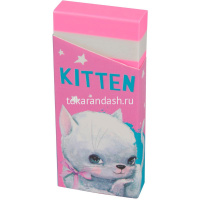 Ластик "HappyGraphix. Kids" прямоугольный, 30х68х10мм 4 цвета 42-0025 от магазина "Карандаш"