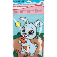 Картина из песка "Кролик" №35 16,5x23см (карта-основа, образец, песок, палочка) SPT-01 от магазина "Карандаш"