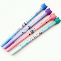 Ручка гелевая пиши-стирай "Котенок" 0,5мм синяя, ассорти 279/YZ2268 от магазина "Карандаш"