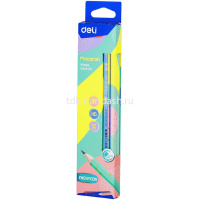 Карандаш чернографитный "Macaron" HB, с ластиком, шестигранный, корпус ассорти ЕU54800-1 от магазина "Карандаш"