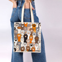 Раскраска на сумке "Лапки-антистресс" (шоппер 35х40см, краски 5шт., кисть) RWCB-003 от магазина "Карандаш"