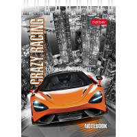 Блокнот А7 40л "Автопанорама" клетка, на спирали, 6 дизайнов 076974 от магазина "Карандаш"