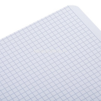 Тетрадь А4 80л клетка "Drops" на гребне, перфорация на отрыв, глянцевая ламинация, 2 дизайна от магазина "Карандаш"