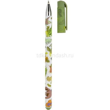 Ручка шариковая "HappyWrite. Kawaii animals. Динозавры" 0,5мм синяя 20-0215/62 от магазина "Карандаш"