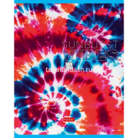 Тетрадь А5 48л клетка "TIE-DYE" на скобе 5 дизайнов 48Т5В1/068416 от магазина "Карандаш"