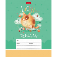 Тетрадь А5 12л клетка "Счастливчики" на скобе, 5 дизайнов 12Т5В1/067954 от магазина "Карандаш"