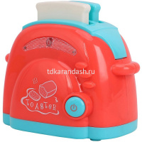 Тостер 23х19х5см пластик (свет, звук) JB0210697 от магазина "Карандаш"